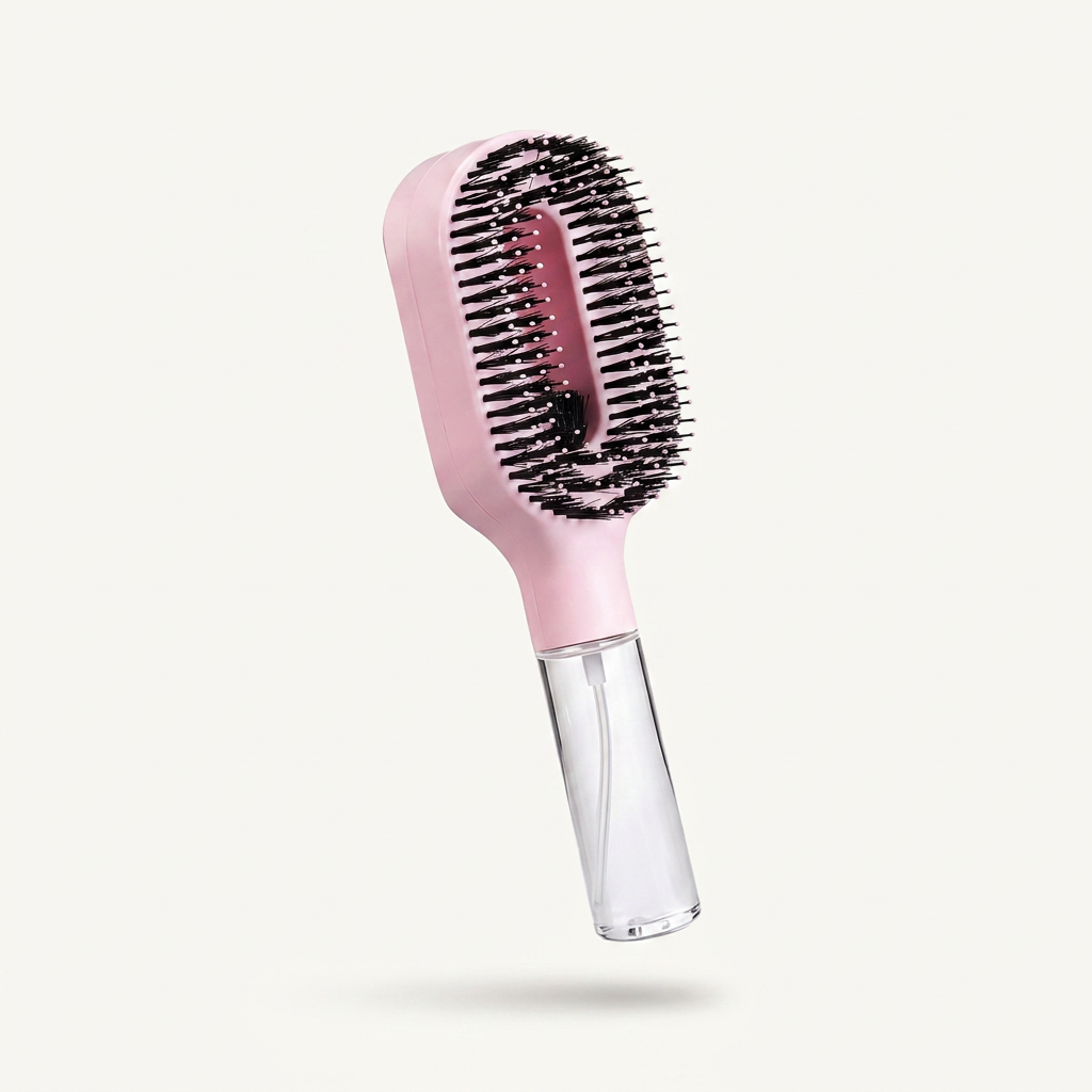 Cepillo SPRAY Rosé junto a su packaging